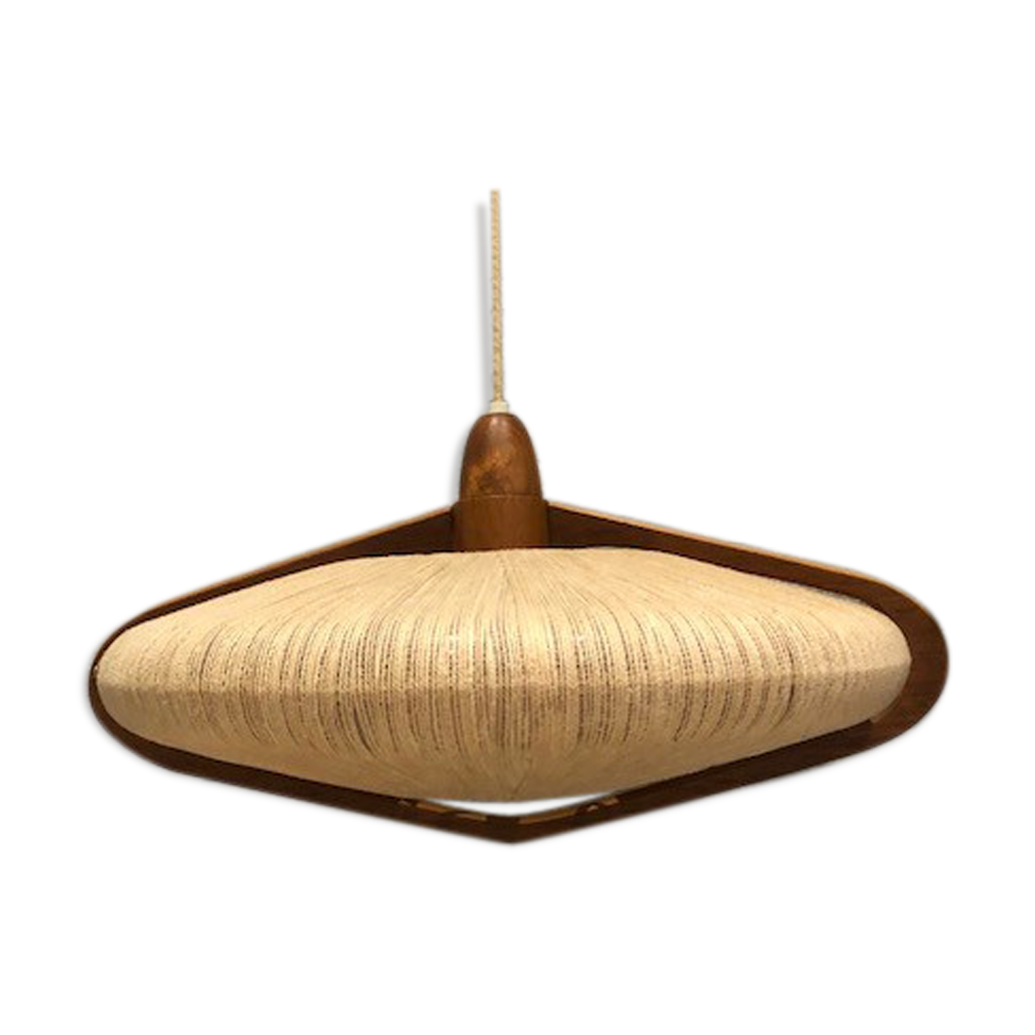 Scandinavian lustre sisal teak goes up and down