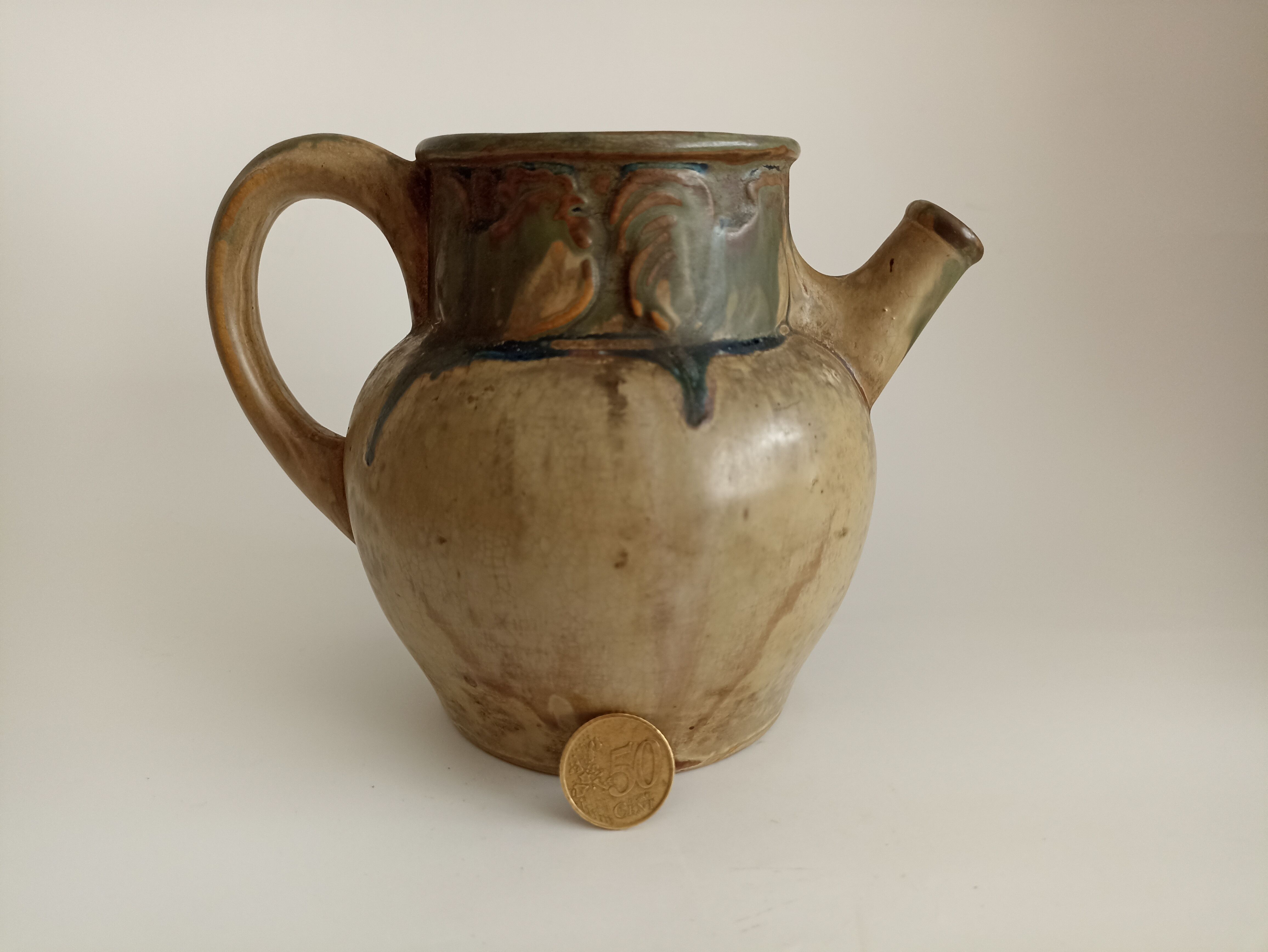 Pitcher roosters Denbac Art Deco