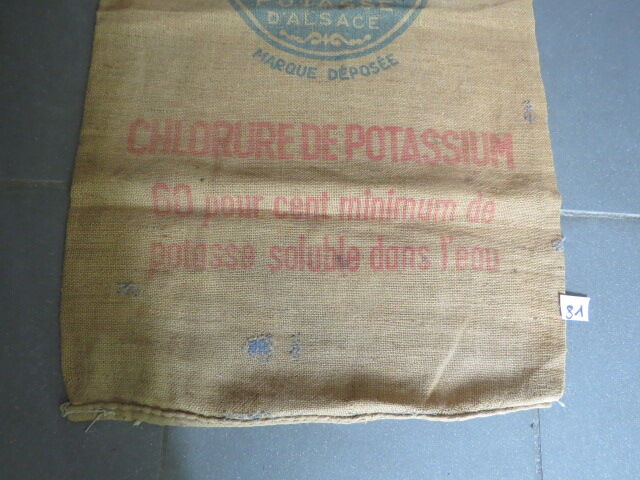 -Potash of alsace - burlap sack n ° 81