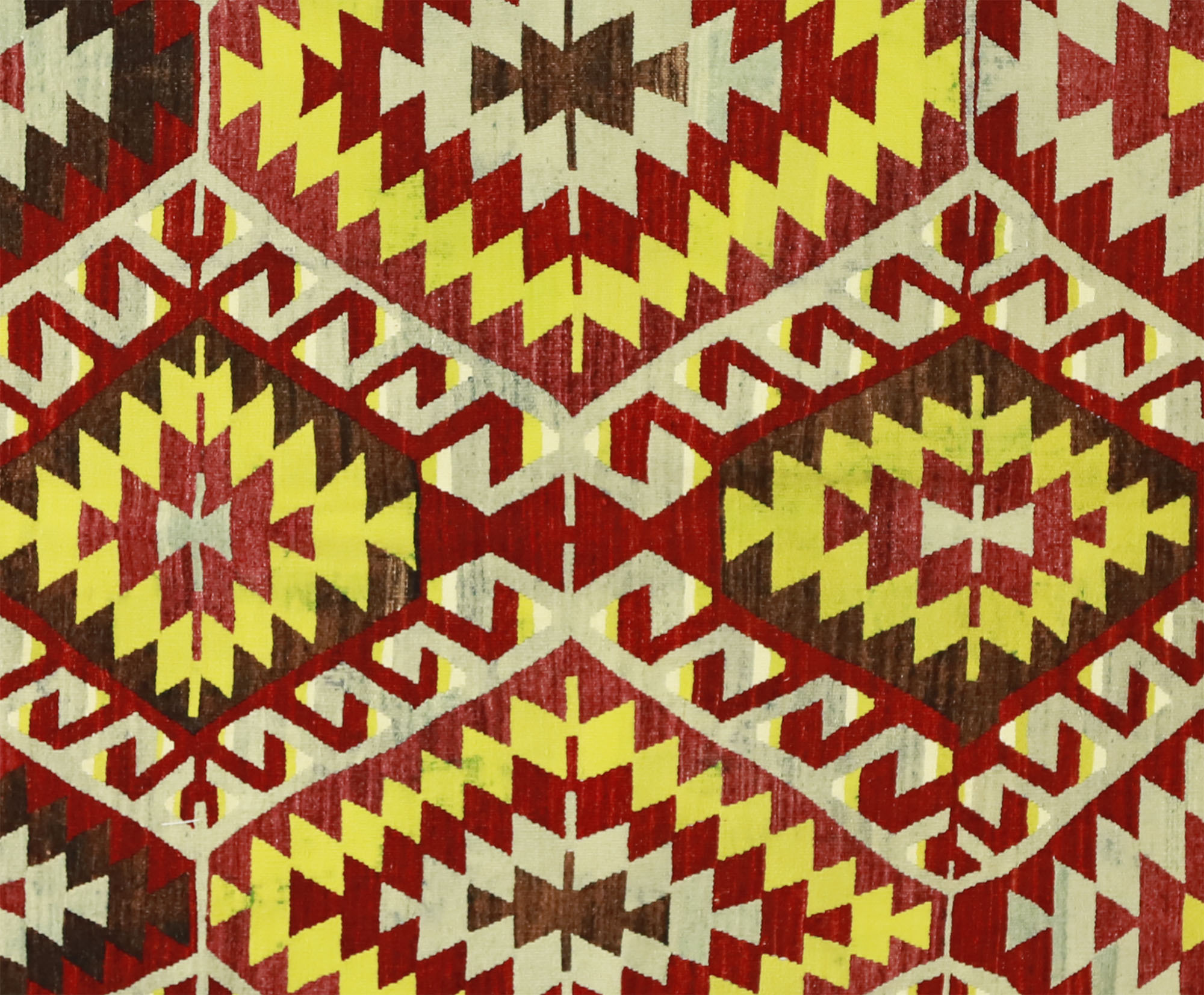 Anatolian handmade kilim rug 336 cm x 185 cm