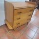 Scandinavian oak chest of drawers from the 1960s.