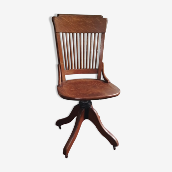 American oak office chair 1950