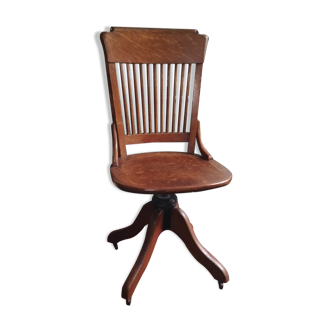 American oak office chair 1950