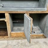 Old oak restaurant bar counter from the early 20th century
