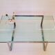 Table basse SM en acier miroir et verre KnollStudio – Design Shelton & Mind