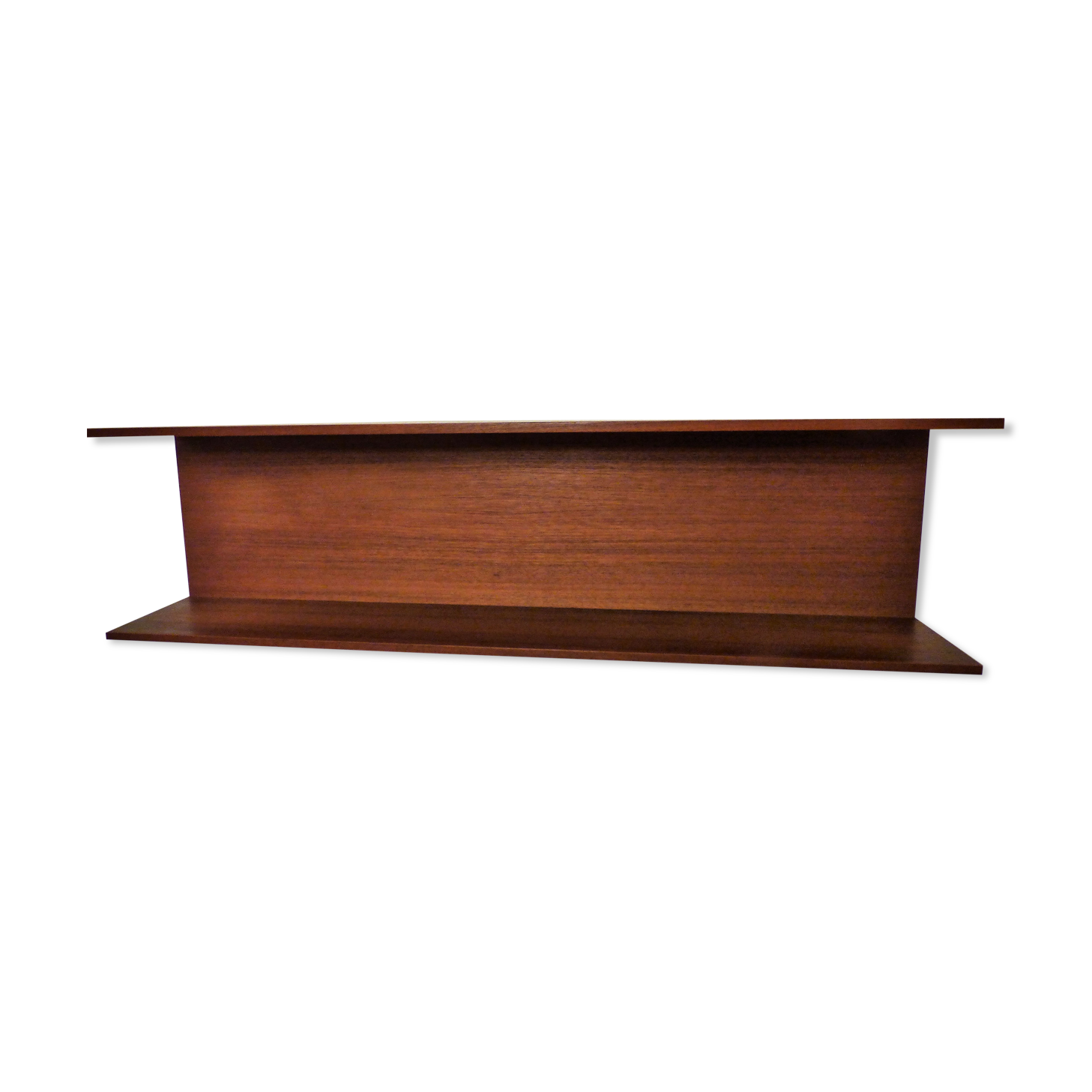 Walter Wirz U-Form teak shelf for Wilhem Renz - 100 cm
