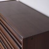 Vintage 1960s wooden chest of drawers with italian design