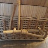 Large Vintage Rattan Suitcase - LPR047