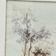 Still life in felt pen signed
