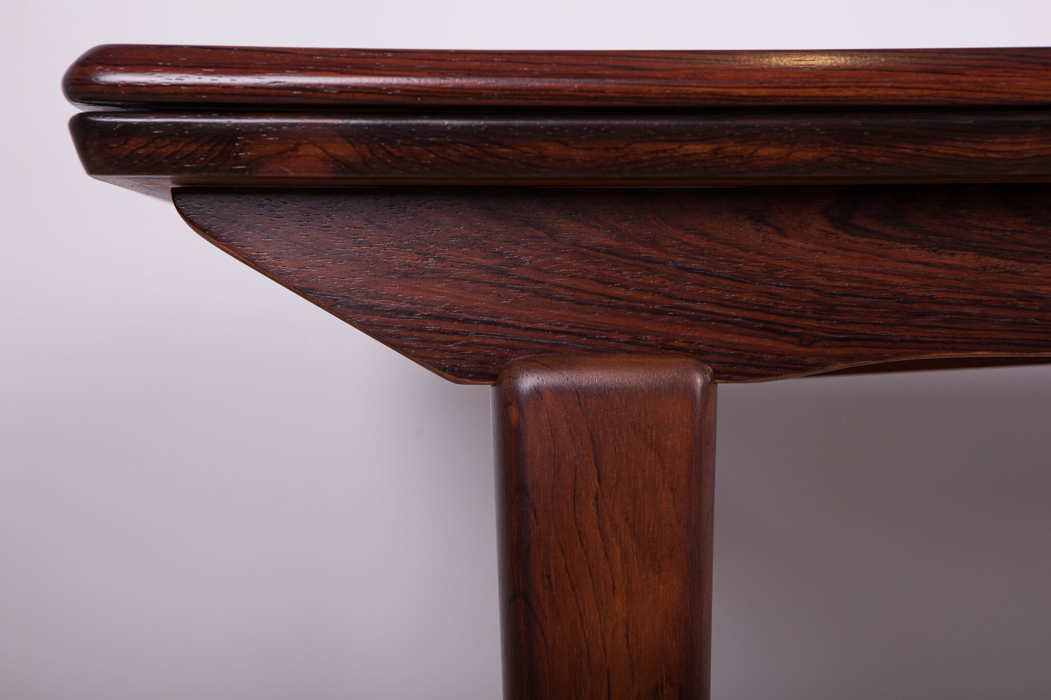 Mid Century Rosewood Extendable Dining Table, 1960s