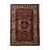 Antique Persian Carpet Handwoven Tribal Deep Red Wool Area Rug- 140x190cm