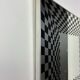 Vintage Op Art mirror by Deknudt