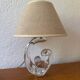 Small Schneider crystal lamp from the 50s