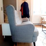 3-seater heather grey sofa