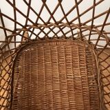 Children's armchair, woven wicker