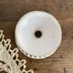 Cut-out ceramic pedestal, handmade.
