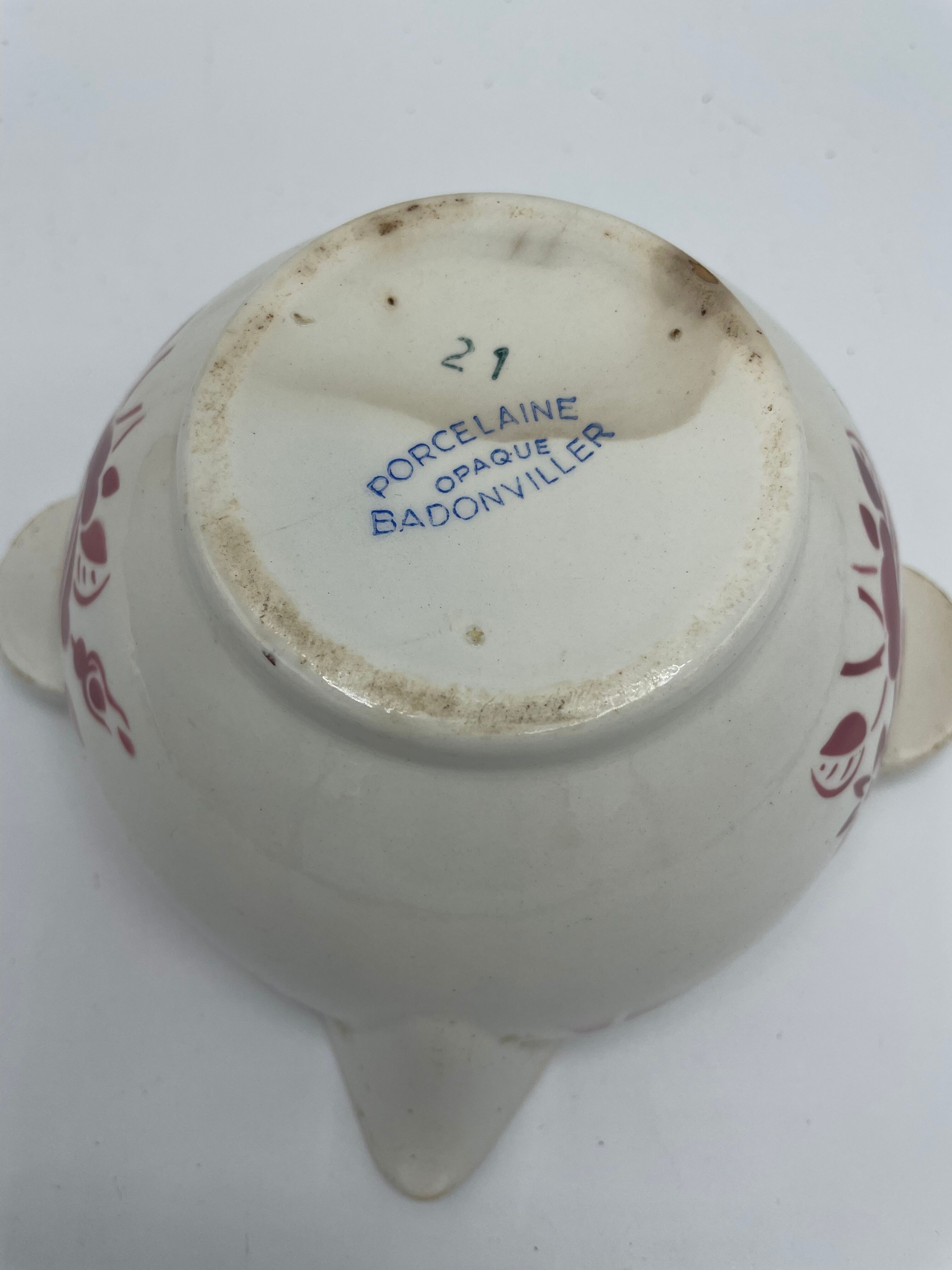 Vintage Badonviller Bowl