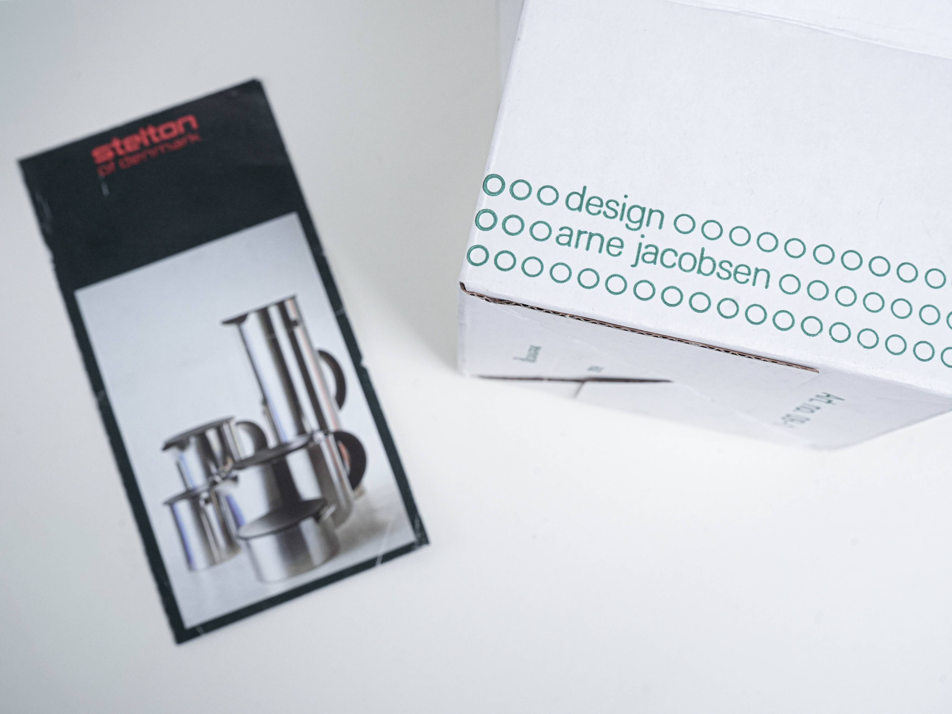 Serving set, Danish design, 1960s, designer: Arne Jacobsen,Stelton
