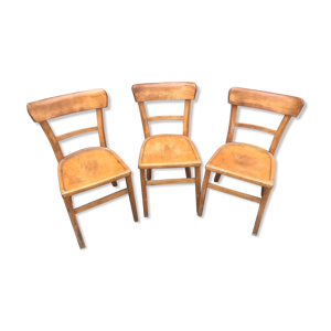 3 chaises bistrot baumann