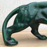 Art deco ceramic panther