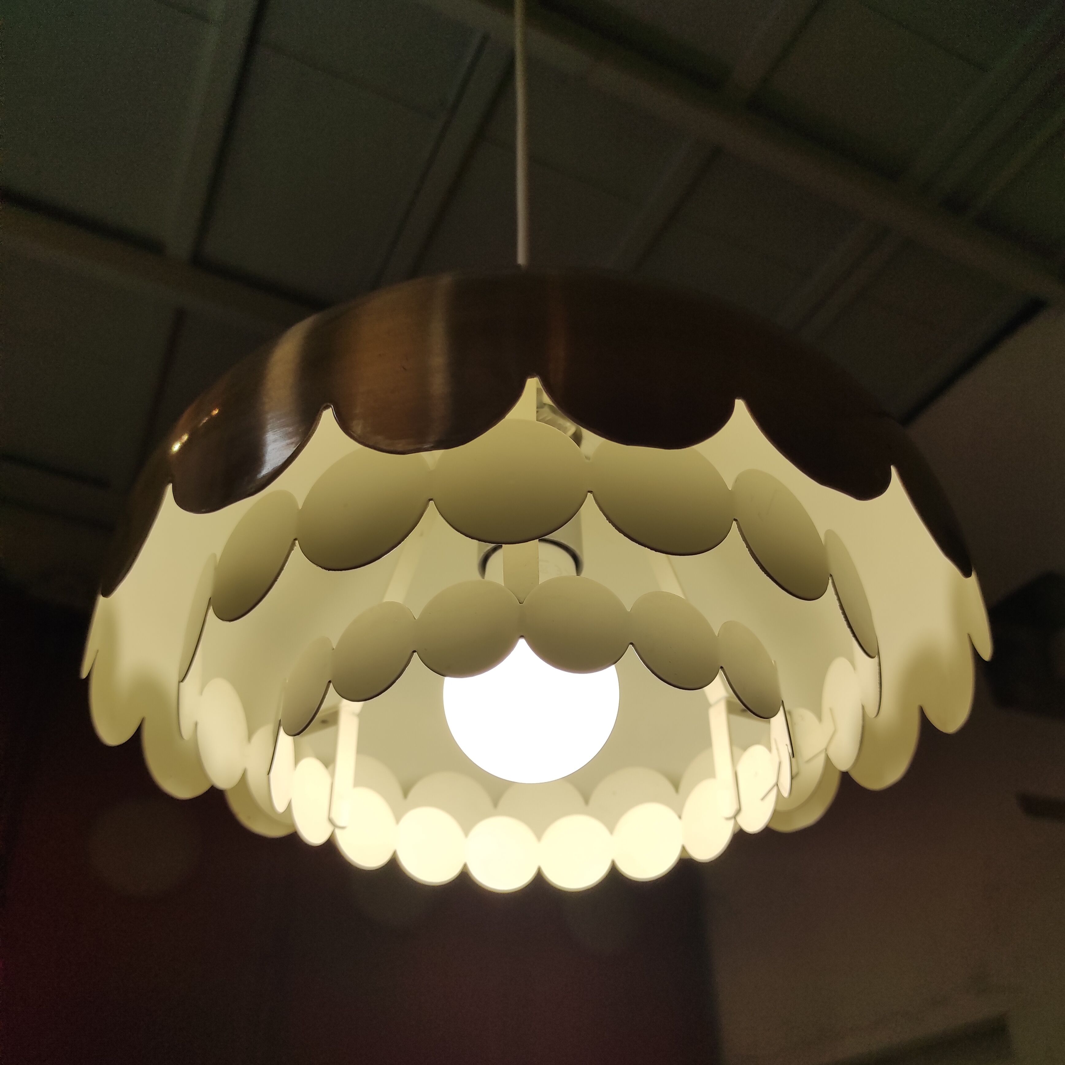 Hanging Doria Leuchten circa 1960