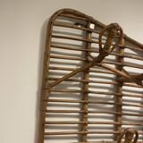 Louis Sognot rattan coat rack