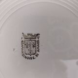 6 St Amandinoise two-tone flat plates