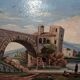 H. Nicolini – Animated Landscape at the Stone Bridge, 19th Century