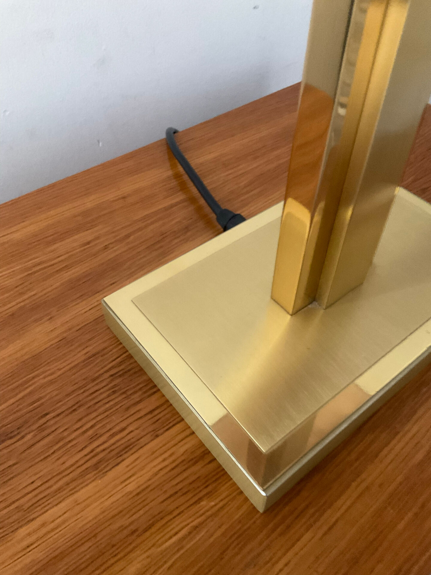 Deknudt brass lamp from the 70s-80s.