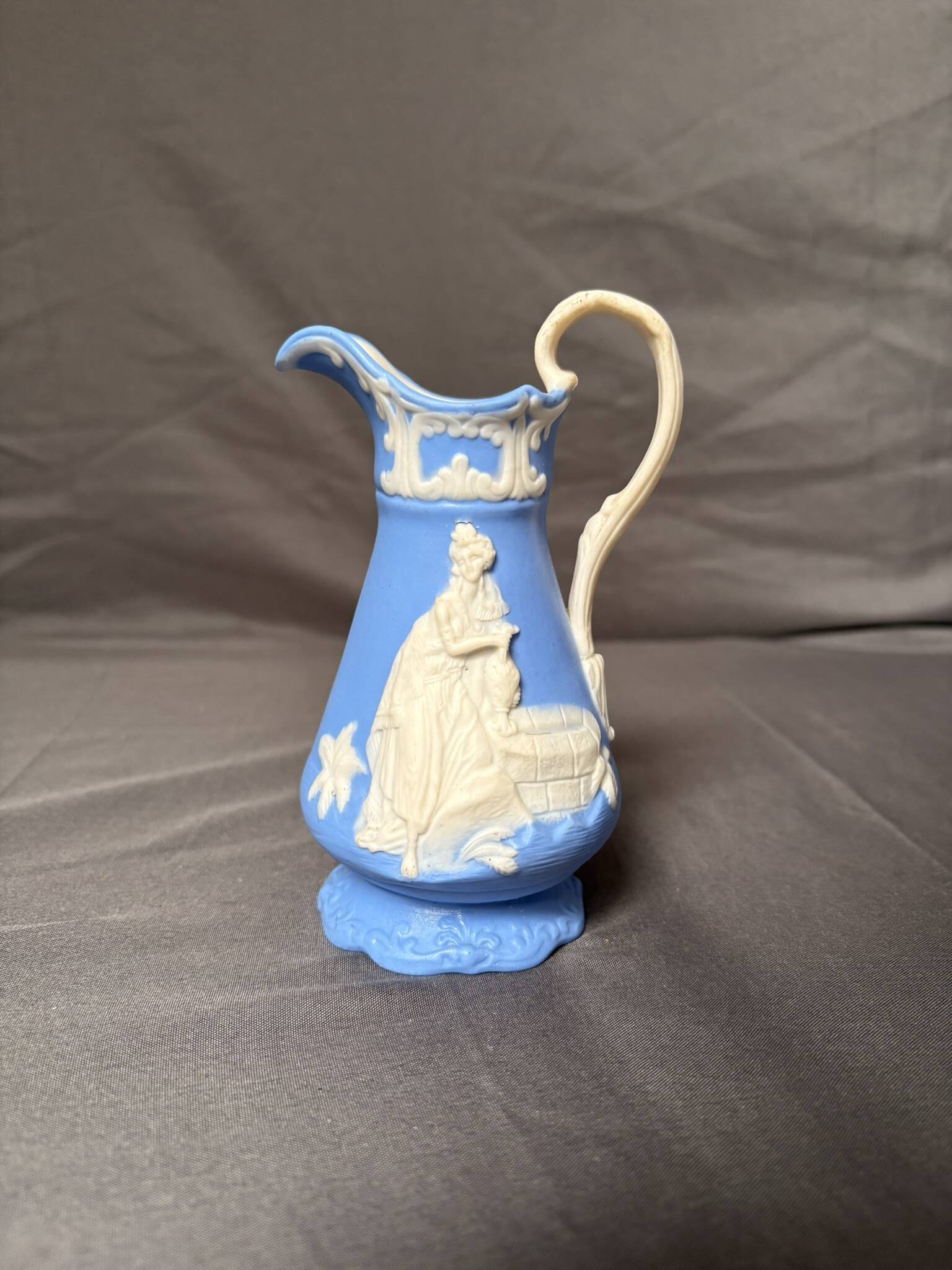 Cruche, pichet, vase en porcelaine victorienne Sam Alcock