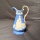 Victorian Porcelain Cruche Pitcher Vase Ewer Sam Alcock Woman Girl