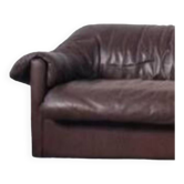 Vintage leather armchair, designer armchair