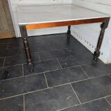 Marble dining table, 120cm × 120cm L×W