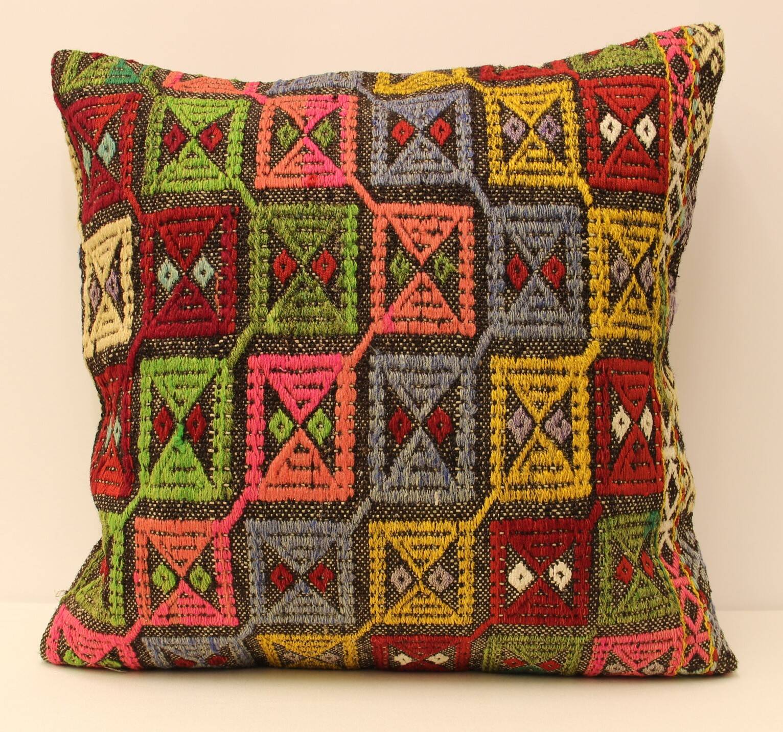 Turkish kilim cushion,60x60 cm,A-15