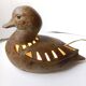 Lampe signée Agnès Escala Zoomorphe Canard circa 1970