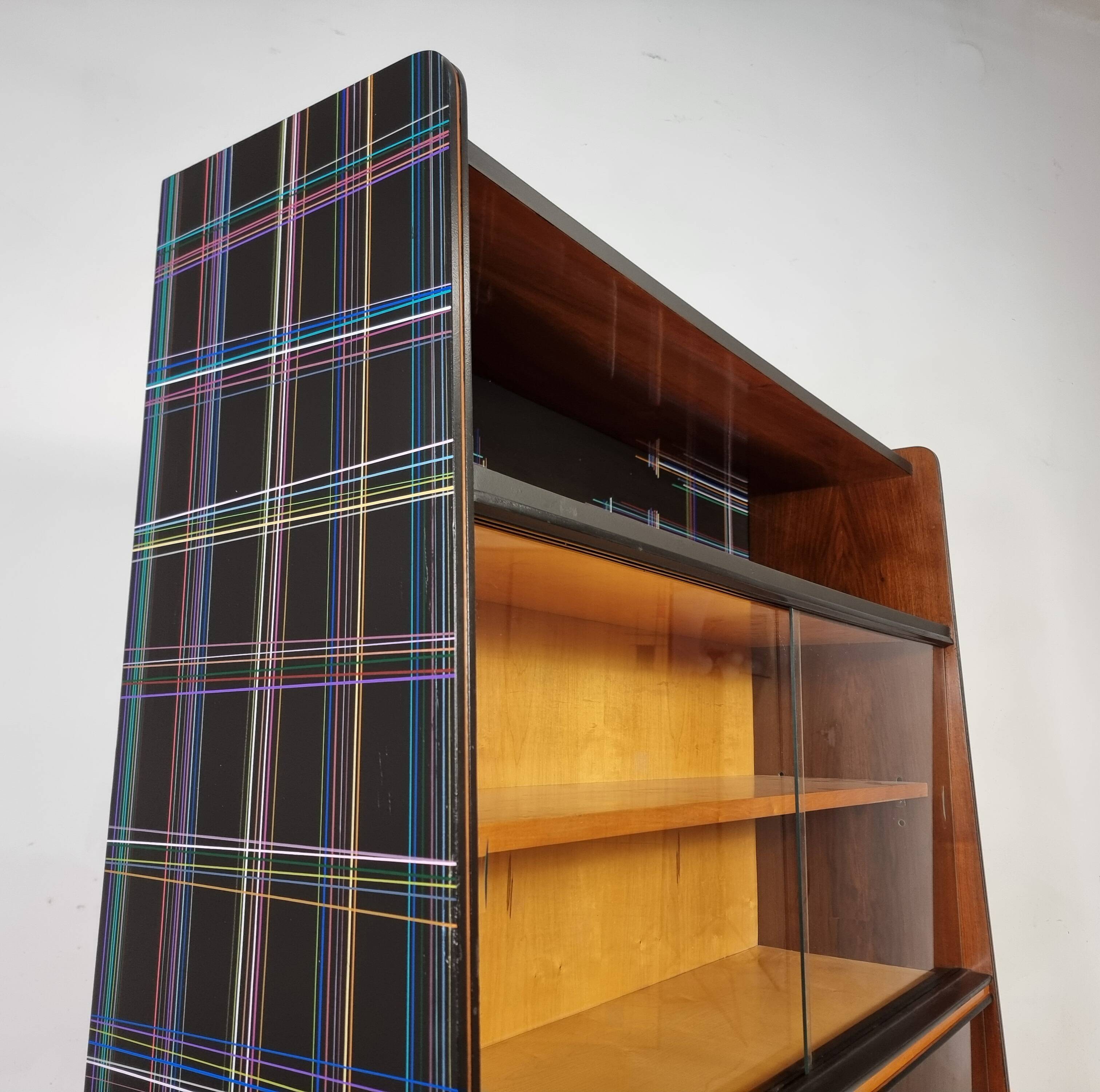 Vintage Brown Showcase from Tatra, 1970s