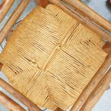 3 straw stools