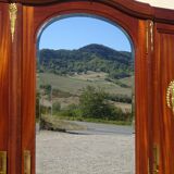 Louis XVI style mahogany cabinet