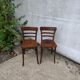 Paire de chaises de bistrot