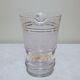 Pitcher in frosted glass and gilding 1 liter