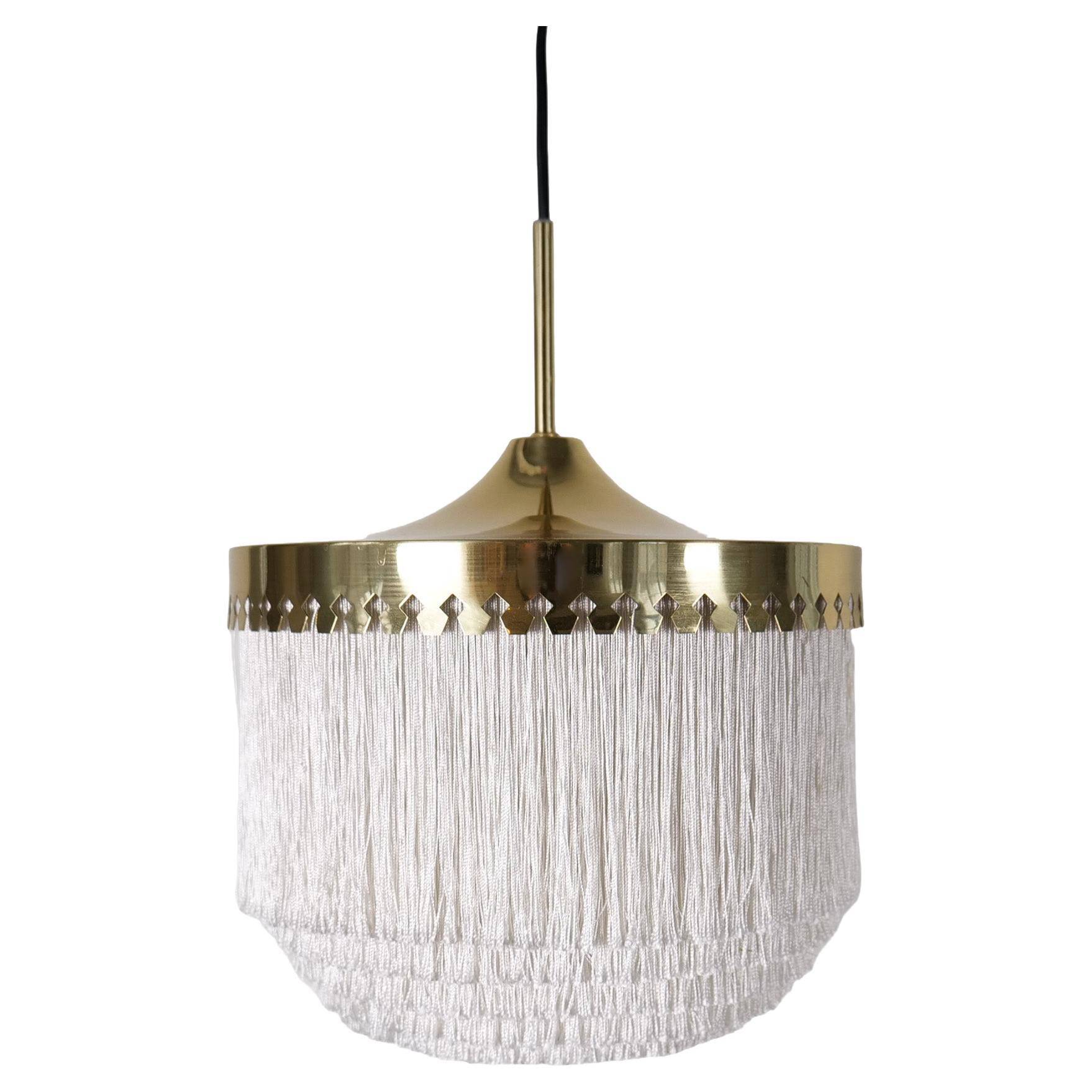 Midcentury Modern fringe ceiling lamp Hans-Agne Jakobsson Model T601, Sweden
