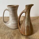 2 vases en grès Niderviller et Denbac