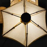 70s bamboo parasol lamps