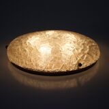 Large round Kaiser glass ceiling lamp