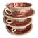 Tasses à soupe Villeroy et Boch Rusticana avec soucoupes.