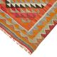 Turkish Handwoven Vintage Herki Kilim 92 cm x 320 cm