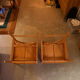 Pair of vintage Baumann armchairs – 1960s/70s design – Light wood