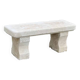 Banc pierre naturelle sculptée
