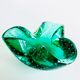 Empty pocket or vintage Italian ashtray in Murano bullicante glass, 1970