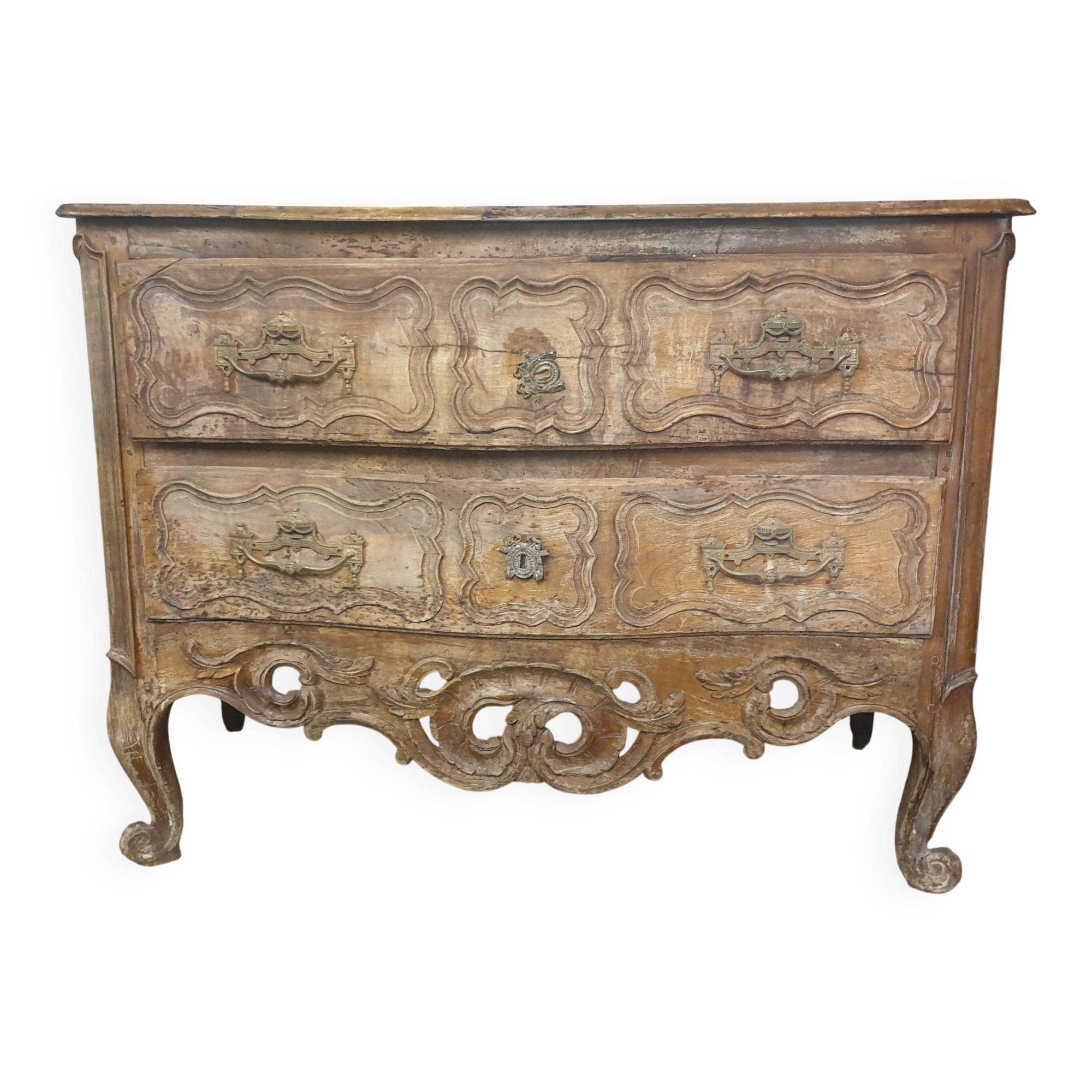 18th Century Provençal Commode in natural wood